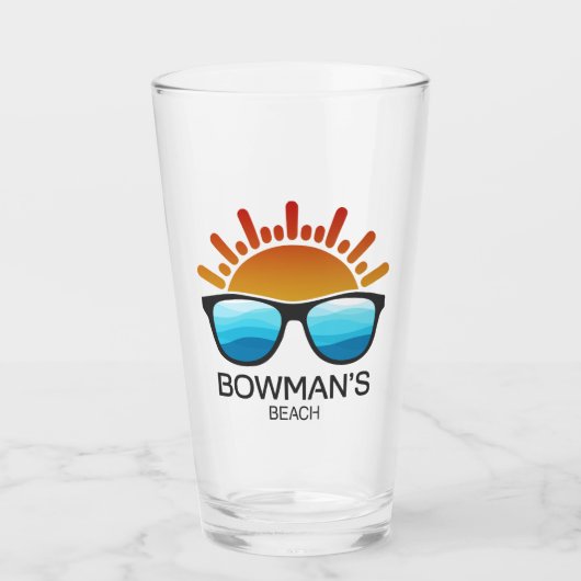Bowman's Beach Florida Zonnebril Glas (Voorkant)