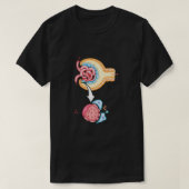 Bowmans capsule Nephron Kidney Glomerulus T-shirt (Design voorkant)