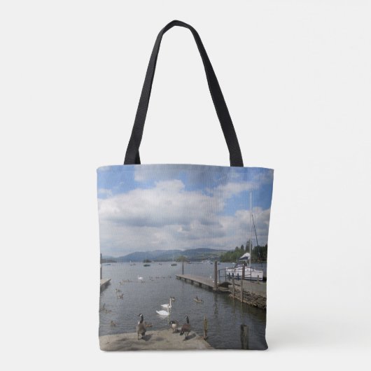 Bowness-on-Windermere Canvas tas (Achterkant)