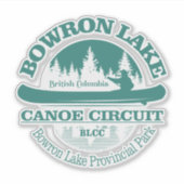 Bowron Lake Canoe Circuit Sticker (Voorkant)