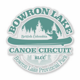 Bowron Lake Canoe Circuit Sticker