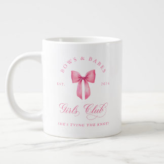 Bows and Babes Girls Club Bachelorette Grote Koffiekop