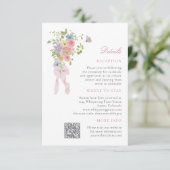 Bows and Wildflowers Informatiekaartje (Staand voorkant)