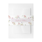 Bows and Wildflowers Uitnodigingen Wikkel (Voorkant Voorbeeld)
