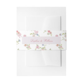 Bows and Wildflowers Uitnodigingen Wikkel