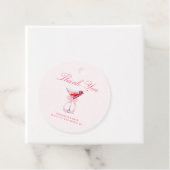 Bows & Babes Coquette Kersen Bachelorette Bedankjes Labels (In situ)