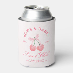 Bows & Babes Coquette Kersen Bachelorette Blikjeskoeler