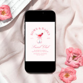 Bows & Babes Coquette Kersen Bachelorette Kaart