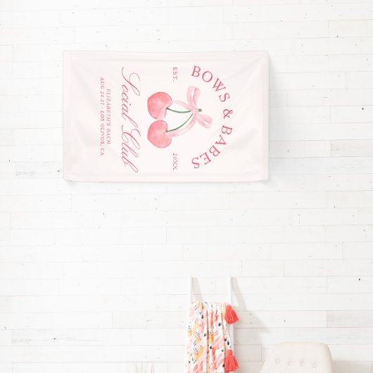Bows & Babes Coquette Kersen Bachelorette Spandoek (Insitu)