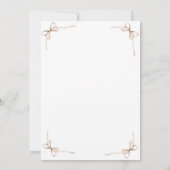 Bows Baby Neutral Foto Aankondiging Kaart (Achterkant)