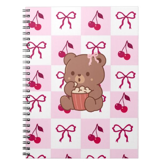 Bows & Bears Notebook Notitieboek (Voorkant)
