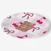 Bows & Bears Papieren Borden Bordje (Gekanteld)