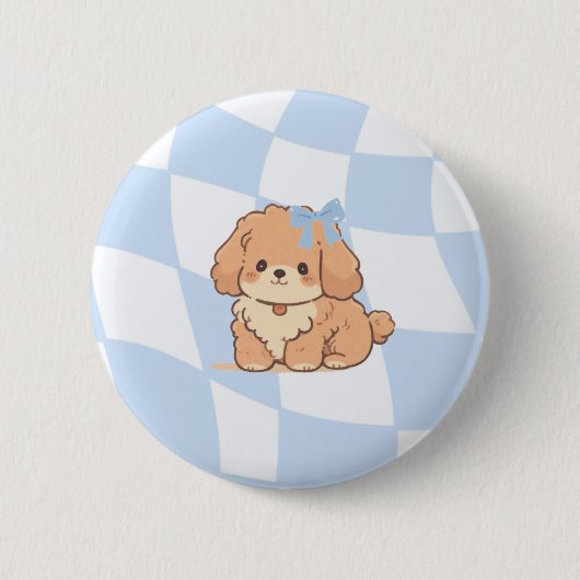 Bows & Bones Badges Ronde Button 5,7 Cm (Voorkant)