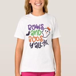Bows & Boos Y'all, Fun Halloween T-shirt