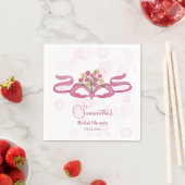 Bows & Bouquets Bloem Bar Bruidsdouche Servet (Insitu)