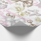 Bows Bows en nog meer bows Weddenschap Cadeaupapier (Hoek)