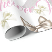 Bows Bows en nog meer bows Weddenschap Cadeaupapier (Rol Hoek)