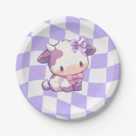 Bows & Bull's Paper Plate Papieren Bordje