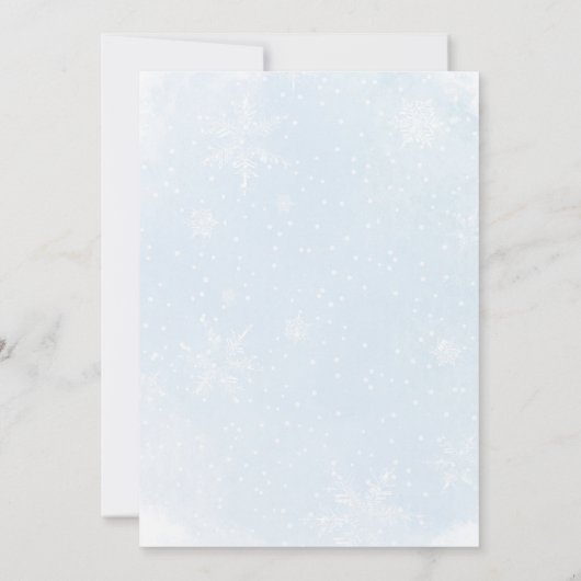 Bows Christmas Animal Gestation Baby Shower Game Kaart (Achterkant)