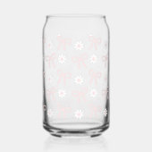 Bows & Daisy's Glas (roze) (Voorkant)