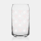 Bows & Daisy's Glas (roze) (Links)