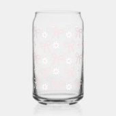 Bows & Daisy's Glass (pink) Blikvorm Glas (Links)