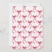 Bows Favoriete Dingen Kerstcadeau Uitwisselingsfee Kaart (Achterkant)