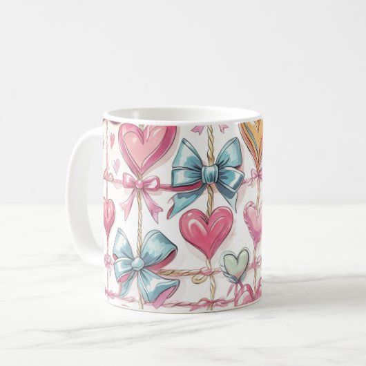 Bows Mug Koffiemok (Voorkant links)
