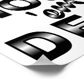 Bows Nock'em Dead Funny Hunting Poster (Hoek)