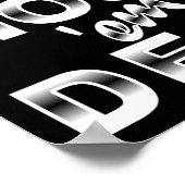 Bows Nock'em Dead Funny Hunting Poster blk (Hoek)