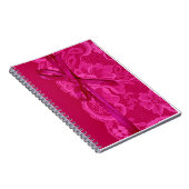 Bows Ribbon & Lace Planner fuschia Notitieboek (Rechterzijde)