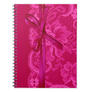 Bows Ribbon & Lace Planner fuschia Notitieboek