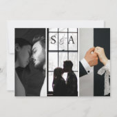 Bows & Wedding Vows Preppy Coquette Bewaar de datu Kaart (Achterkant)