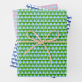 Bows Wrapping Paper Flat Sheet Set of 3 (In situ)