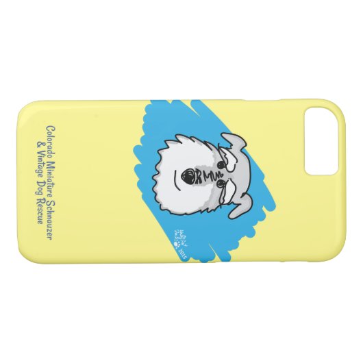 Bowser - Aangepaste Schnauzer Cell Phone Case (Achterkant (Horizontaal))