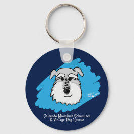 Bowser de Schnauzer-Sleutelhanger Sleutelhanger