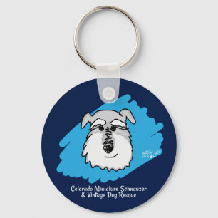 Bowser de Schnauzer-Sleutelhanger Sleutelhanger