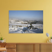 Bowstonegate Winter Cheshire Holiday Card Canvas Afdruk (Insitu (Woonkamer))