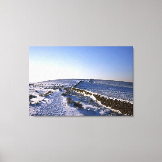 Bowstonegate Winter Holiday Card Canvas Afdruk (Voorkant)