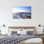 Bowstonegate Winter Holiday Card Canvas Afdruk (Insitu (Slaapkamer))