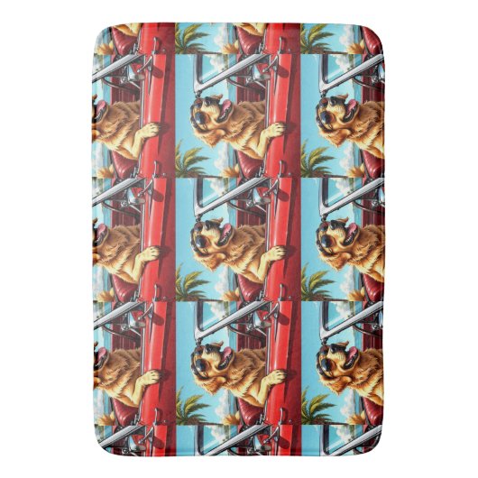 BOWSY hond Badmat (Voorkant Verticaal)