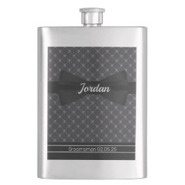 Bowtie en Skulls Monogrammed Flask Flacon