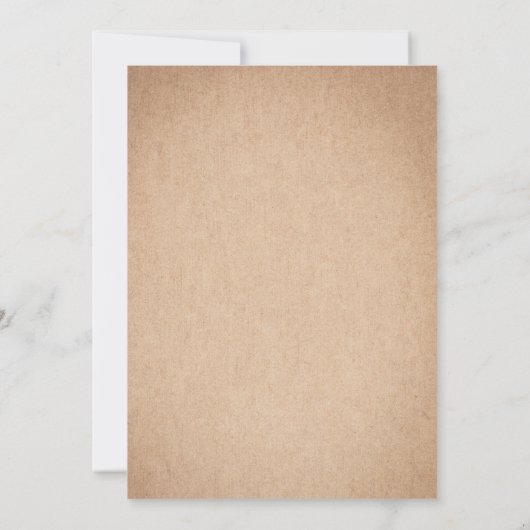 Bowtie gender reveal party uitnodiging (Achterkant)