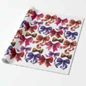 bowtie-inpakpapier cadeaupapier (Uitgerold)