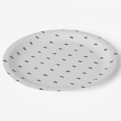 Bowtie Party Paper-Bord Papieren Bordje (Gekanteld)