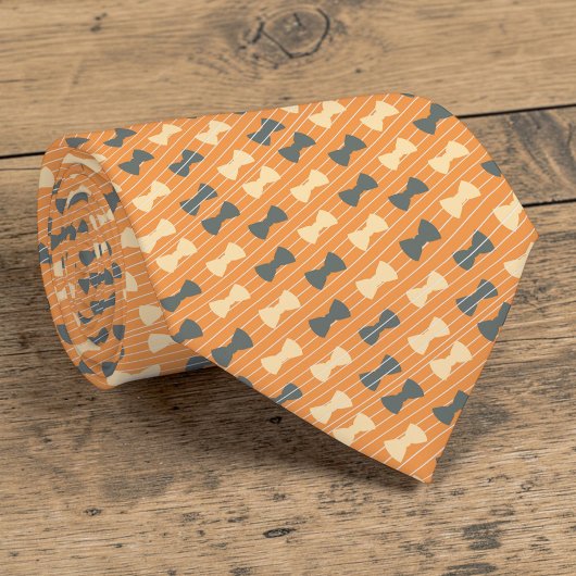 Bowtie Pattern Necktie Tie Stropdas