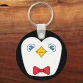 Bowtie penguin sleutelhanger (Achterkant)