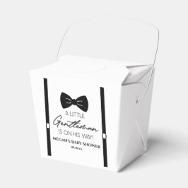 Bowtie Suspenders een klein Gentleman Baby shower Bedankdoosjes