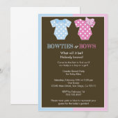 Bowties of bogen? Genderonderzoek Uitnodiging (Voorkant / Achterkant)