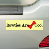 Bowties zijn fijn bumpersticker (Op auto)